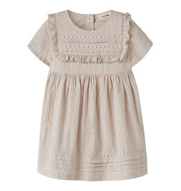 Lil' Atelier Feronia Loose Dress Kids Pumice Stone