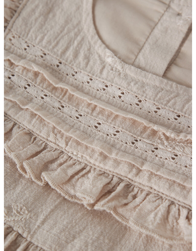 Lil' Atelier Feronia Loose Dress Kids Pumice Stone