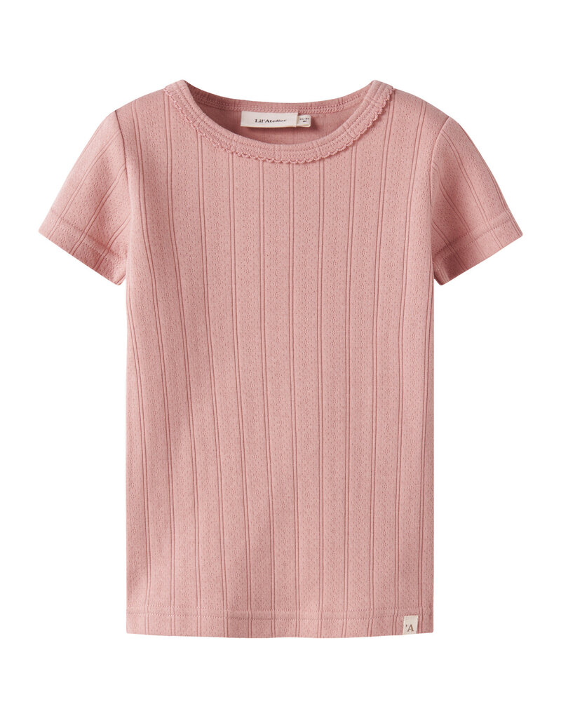 Lil' Atelier Falina Slim Top Misty Rose