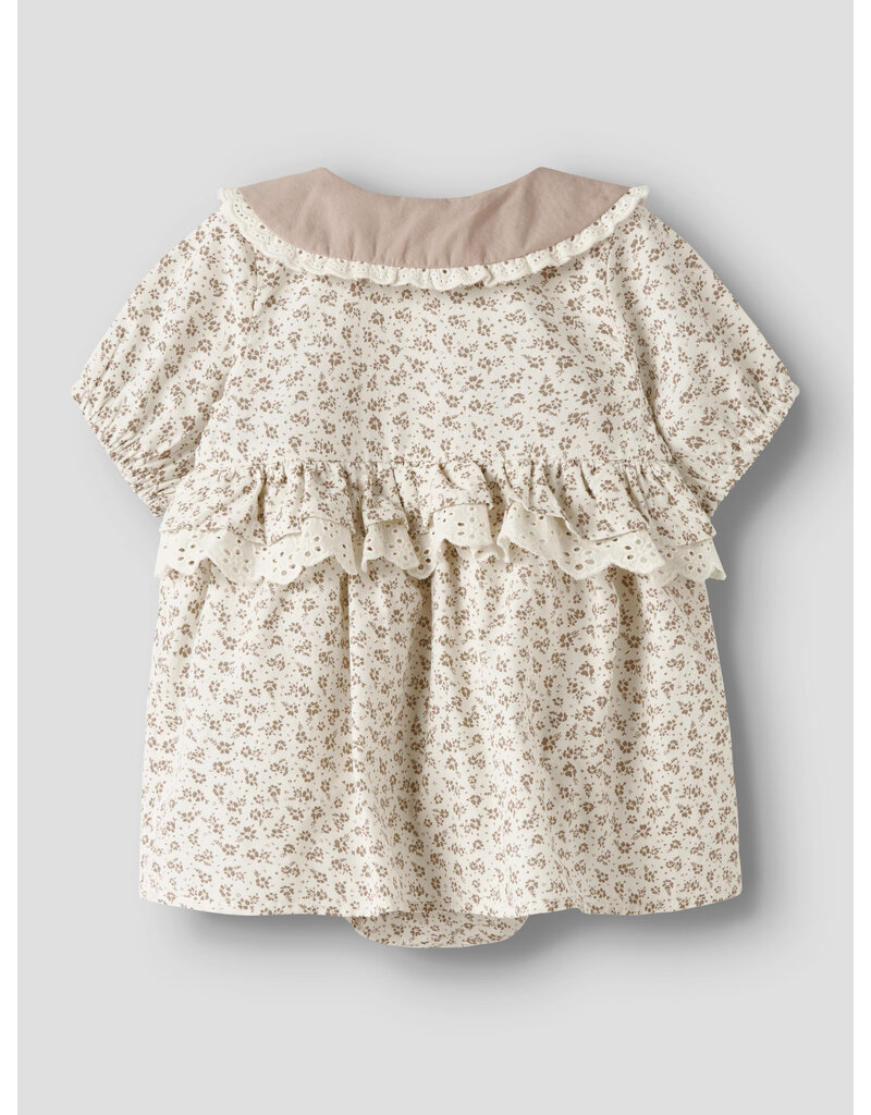 Lil' Atelier Jola Loose Body Dress Coconut Milk