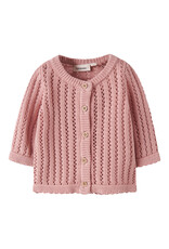 Lil' Atelier Fabiola Knit Cardigan Misty Rose