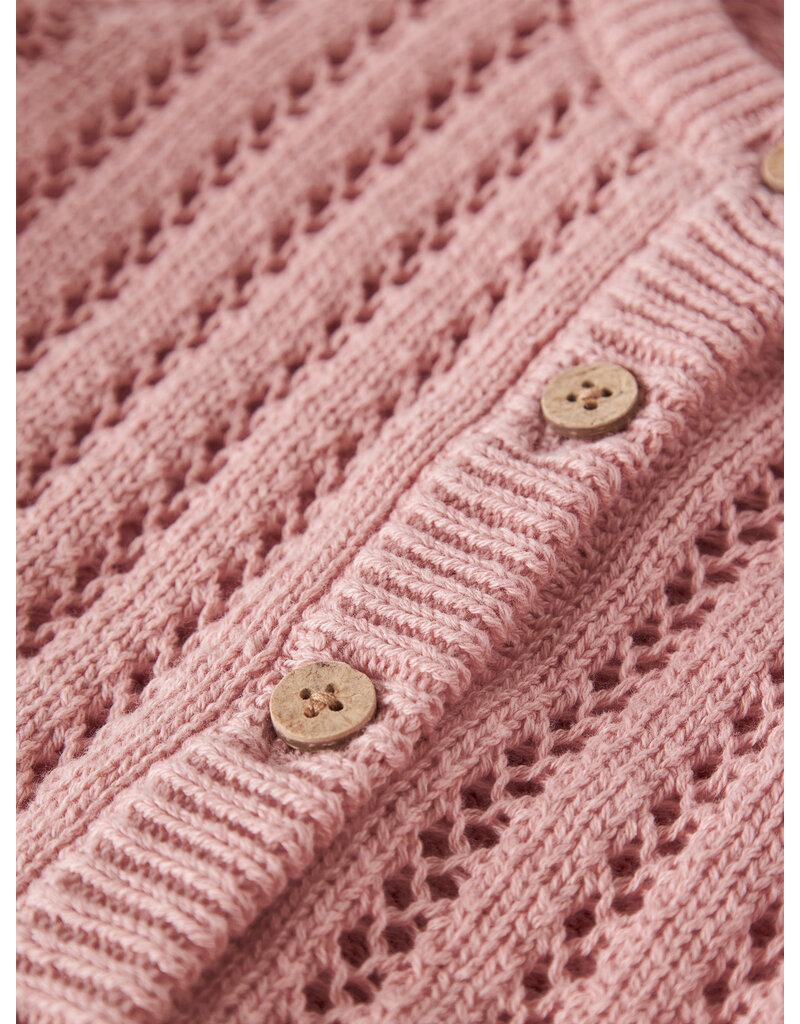Lil' Atelier Fabiola Knit Cardigan Misty Rose
