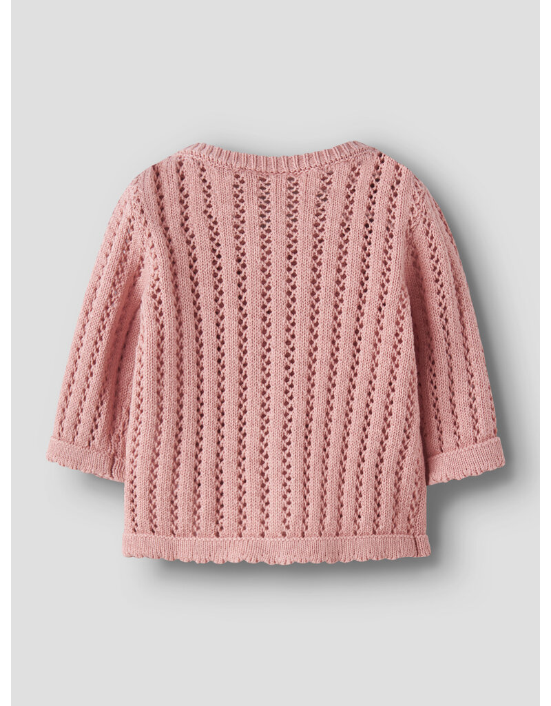 Lil' Atelier Fabiola Knit Cardigan Misty Rose