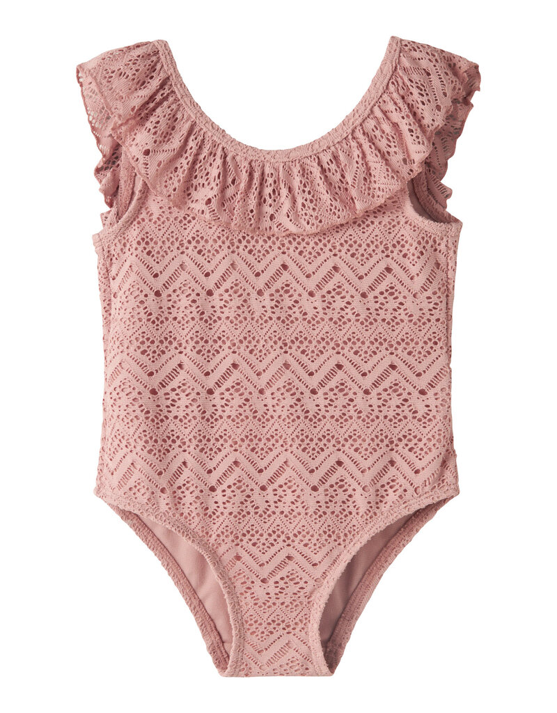 Lil' Atelier Feline Swimsuit Misty Rose