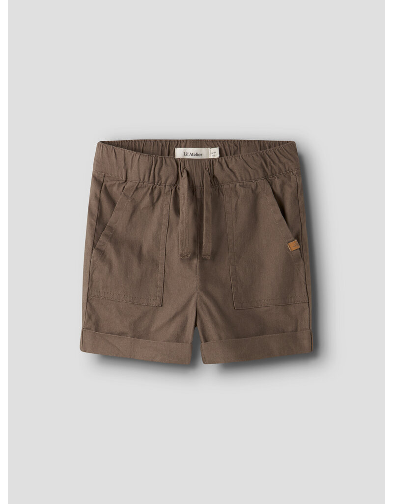 Lil' Atelier Frederik Loose Shorts Shitake