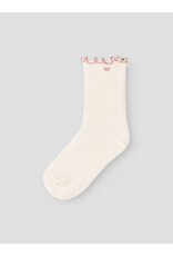 Lil' Atelier Ducia Socks Coconut Milk Misty Rose