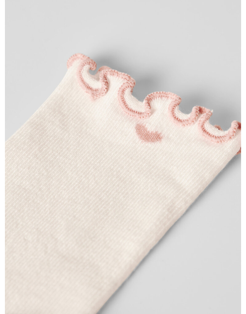 Lil' Atelier Ducia Socks Coconut Milk Misty Rose