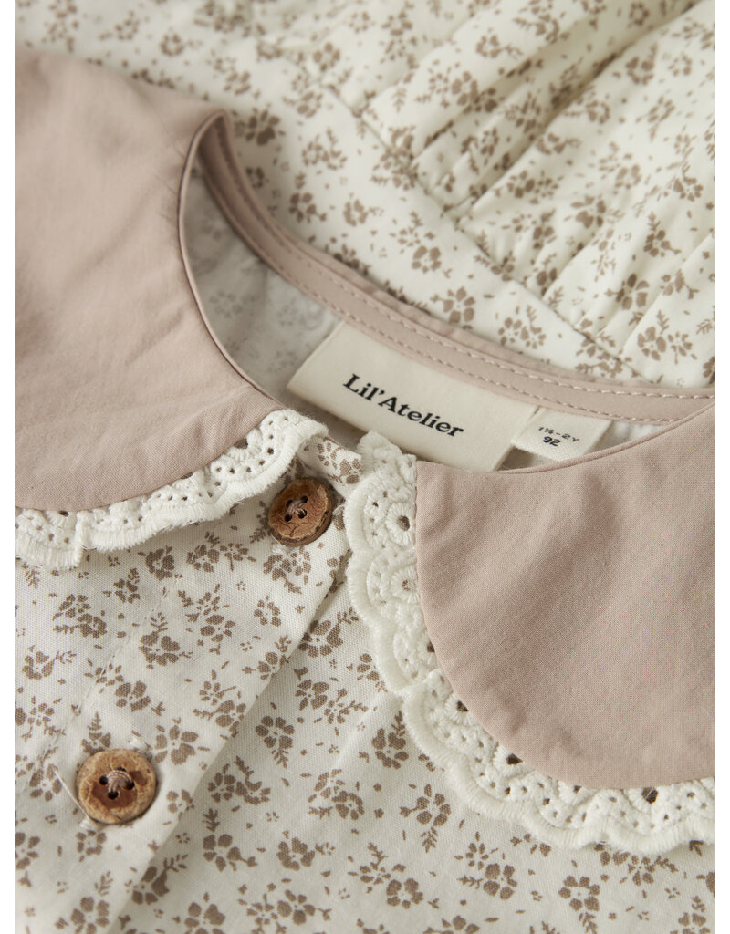 Lil' Atelier Jola Loose Shirt Coconut Milk
