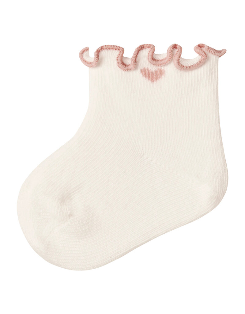Lil' Atelier Ducia Socks baby Coconut Milk Misty Rose