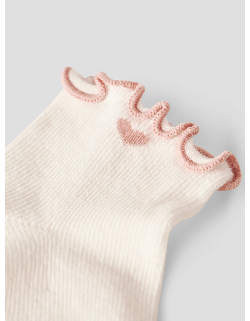Lil' Atelier Ducia Socks baby Coconut Milk Misty Rose