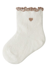 Lil' Atelier Ducia Socks baby Coconut Milk Oxford Tan