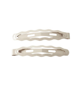 Lil' Atelier Faja 2Pack Hairclips Oxford Tan