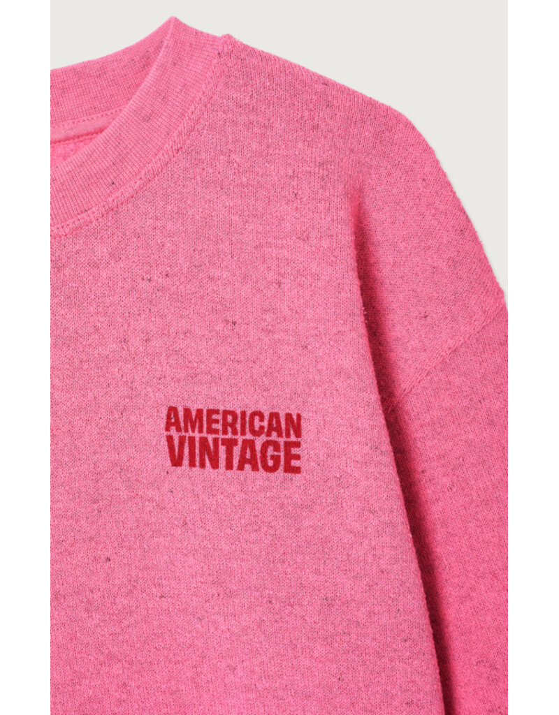 American Vintage Evona Sweater Framboisine Surteint