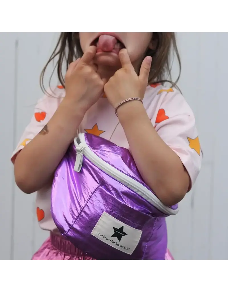 Ratatam Metallic Fanny Bag purple