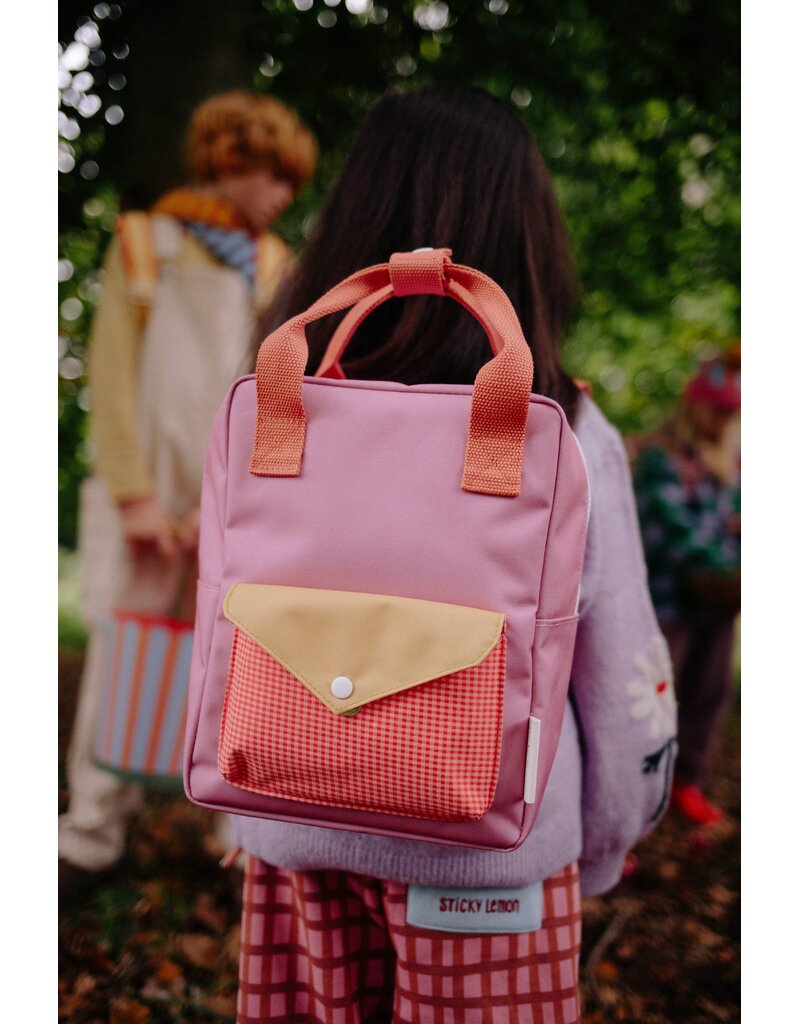 Sticky Lemon Backpack Small Lemon Tree Envelope Rosebay Pink