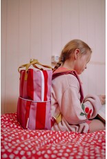 Sticky Lemon Backpack Medium Lemon Tree Stripes Red Apple Rosebay Pink