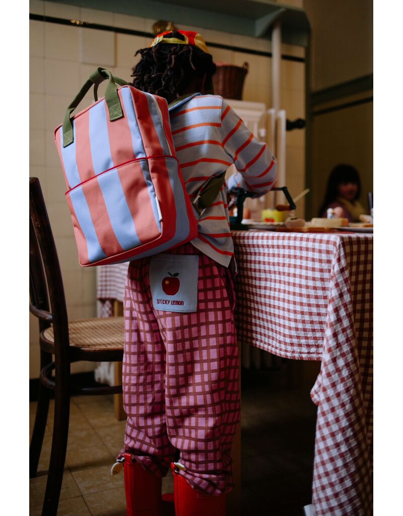 Sticky Lemon Backpack Medium Lemon Tree Stripes Cloud Blue Maple Whirl