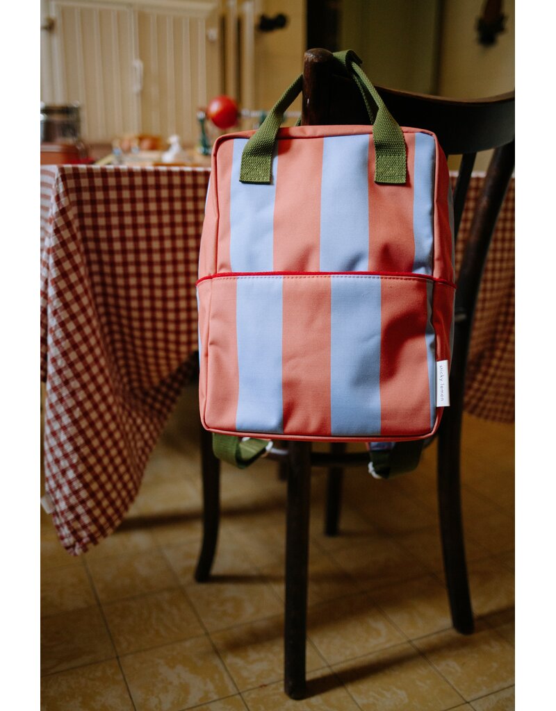 Sticky Lemon Backpack Medium Lemon Tree Stripes Cloud Blue Maple Whirl