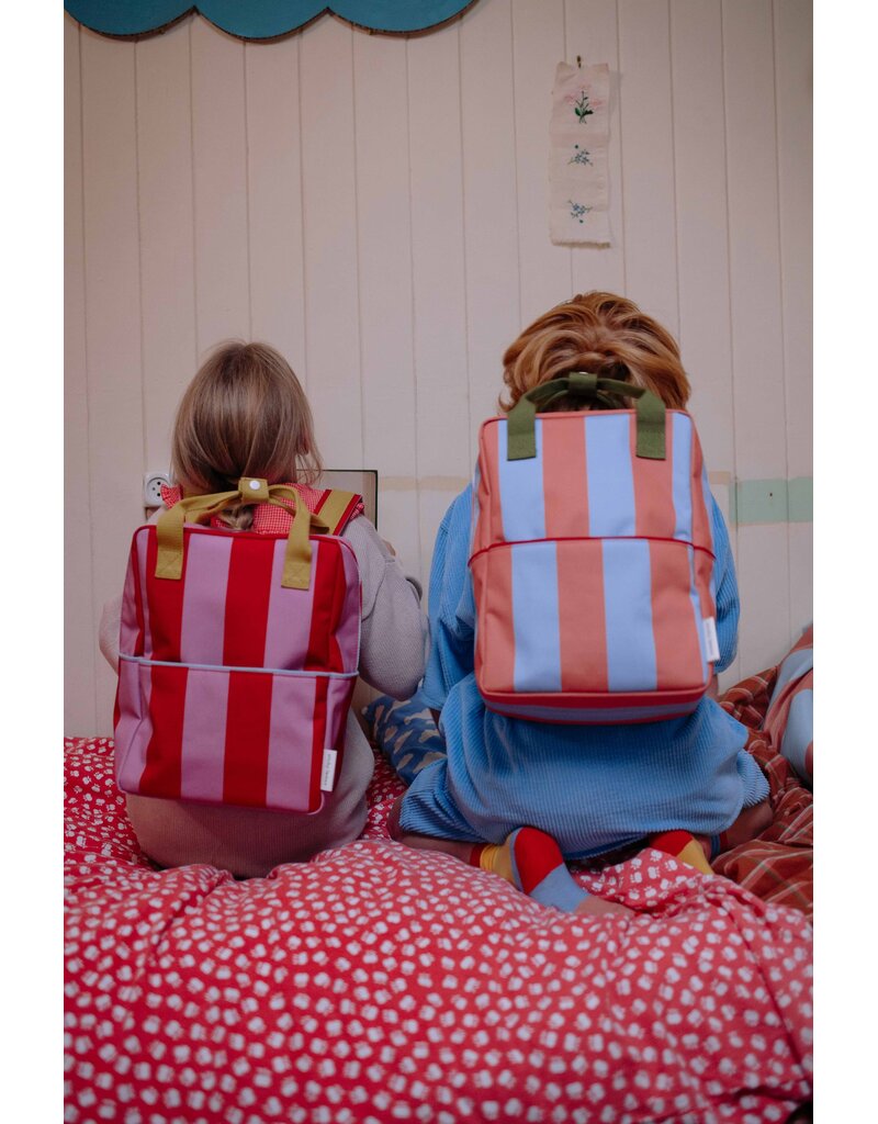 Sticky Lemon Backpack Medium Lemon Tree Stripes Cloud Blue Maple Whirl