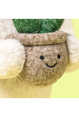 Jellycat Cream Bunny with Plant