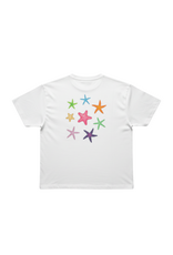 Salty Stitch Salty Seastar Tee Off White