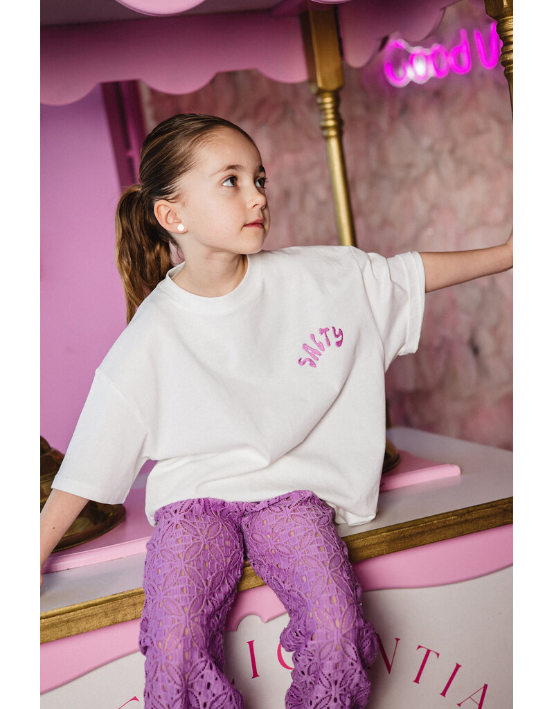 Salty Stitch Salty Seastar Tee Off White