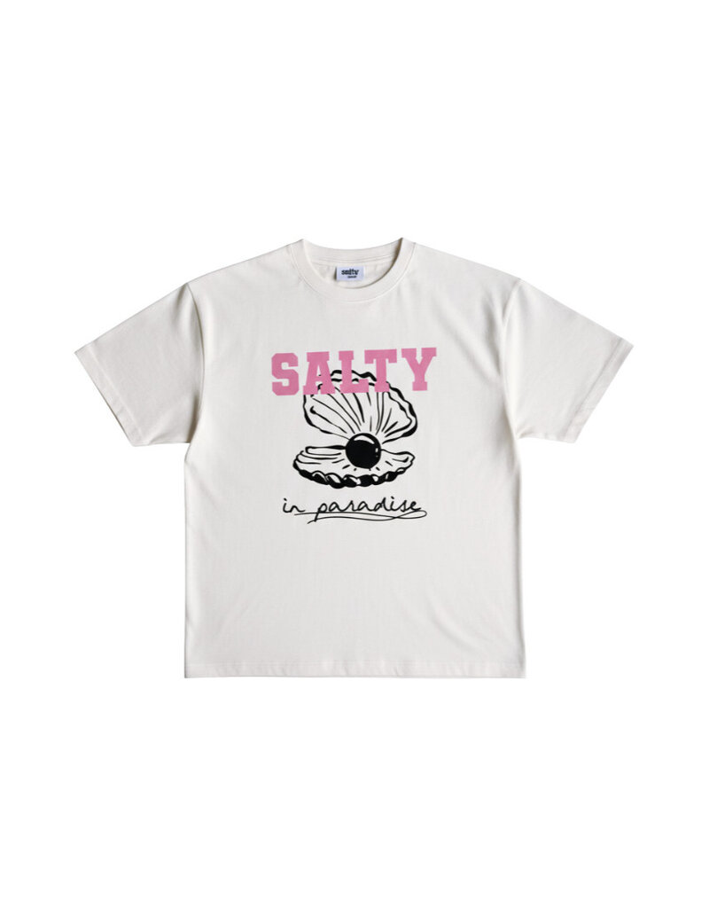 Salty Stitch Salty Pearl Tee Off White