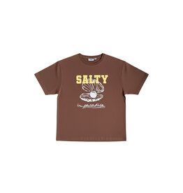 Salty Stitch Salty Pearl Tee Brown