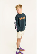 Salty Stitch Salty Paradise skater tee - Dark grey 4y
