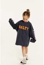 Salty Stitch Salty Paradise skater tee - Dark grey