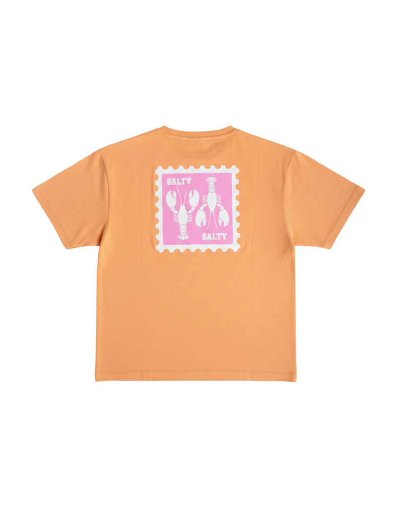 Salty Stitch Salt Lobster Tee Apricot