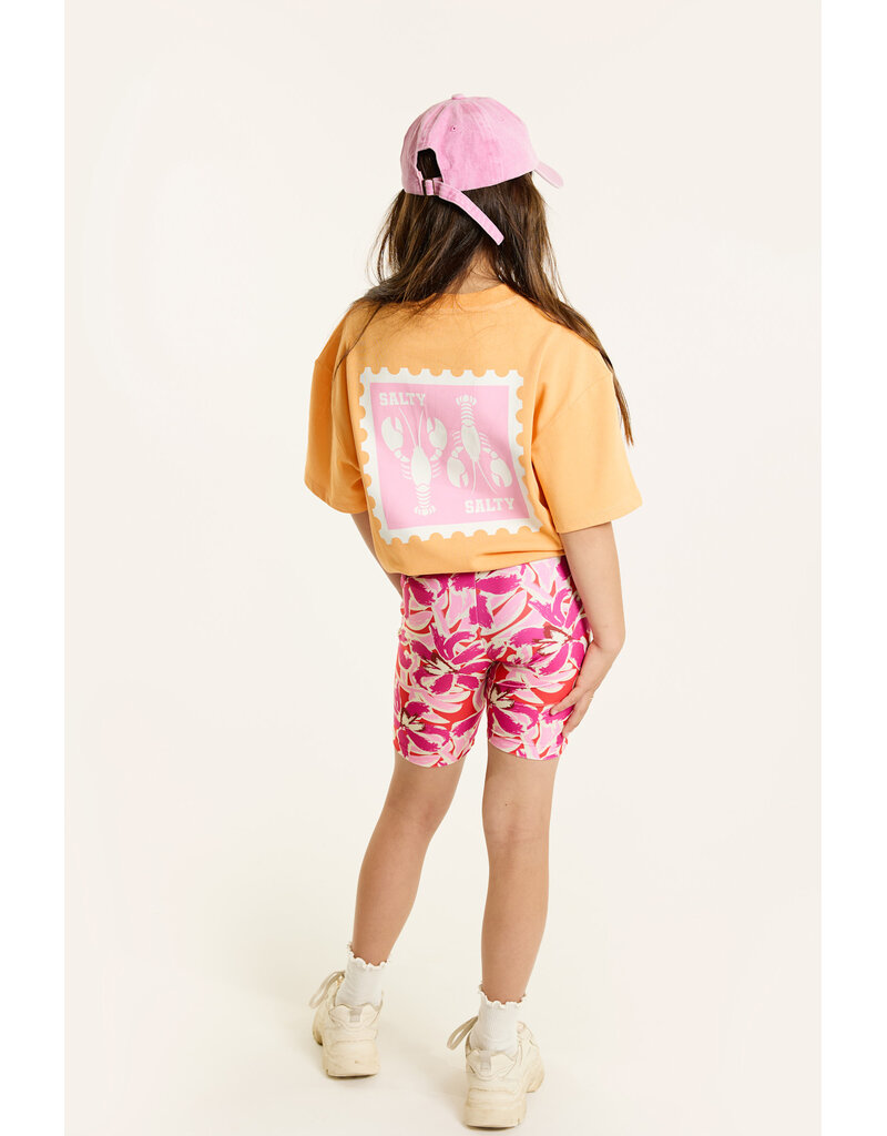 Salty Stitch Salt Lobster Tee Apricot
