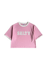 Salty Stitch Salty Cropped Tee Pink