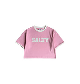 Salty Stitch Salty Cropped Tee Pink