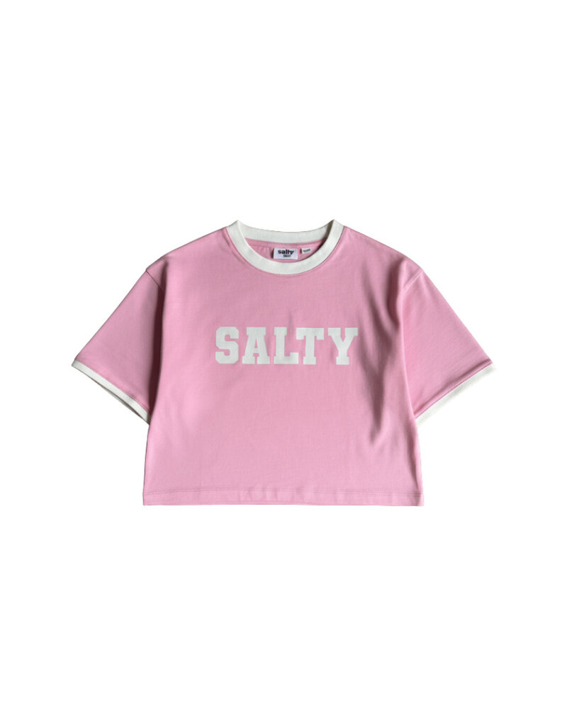 Salty Stitch Salty Cropped Tee Pink