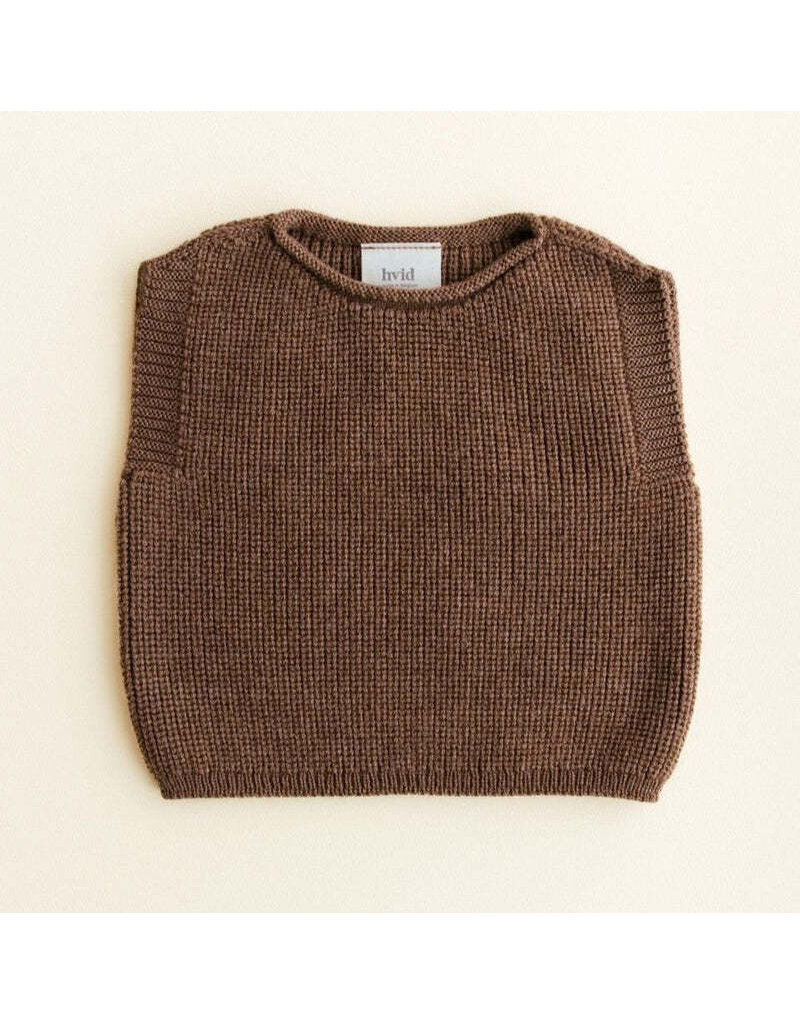 Hvid Harvey Vest Mocha