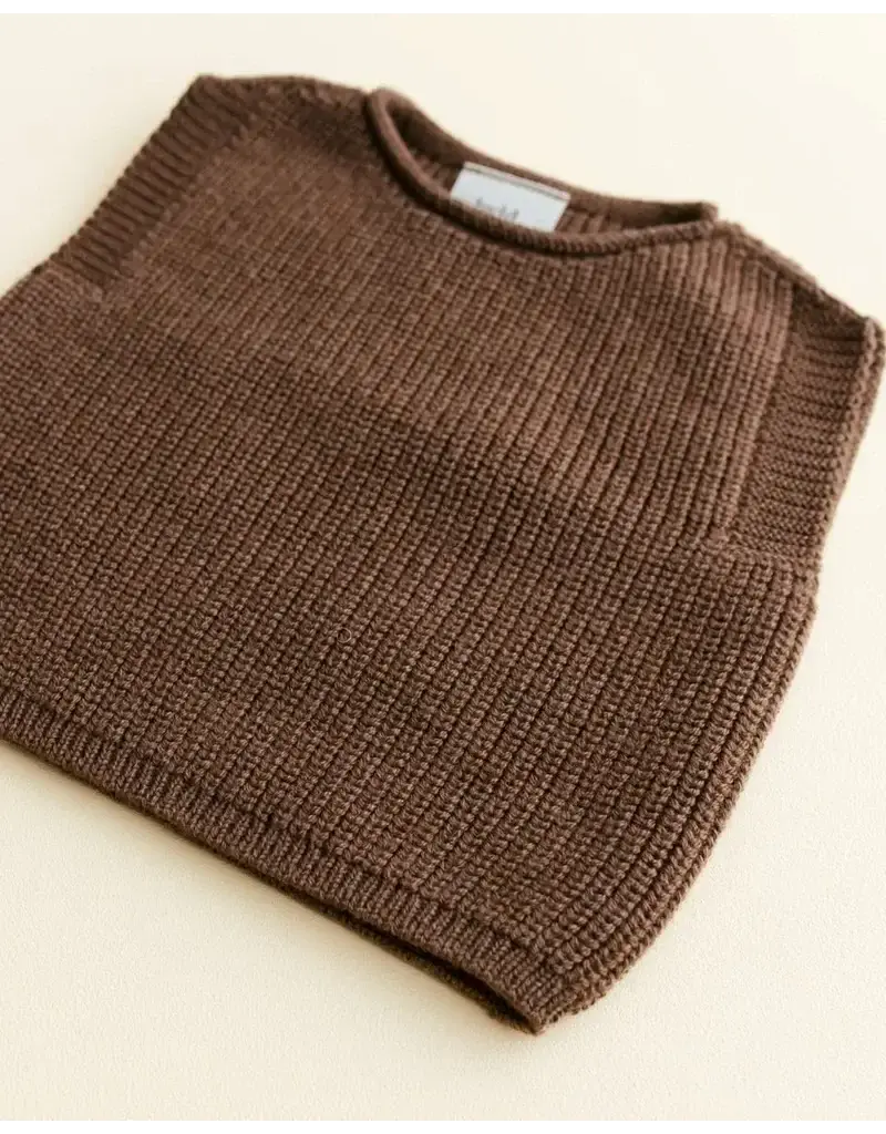 Hvid Harvey Vest Mocha