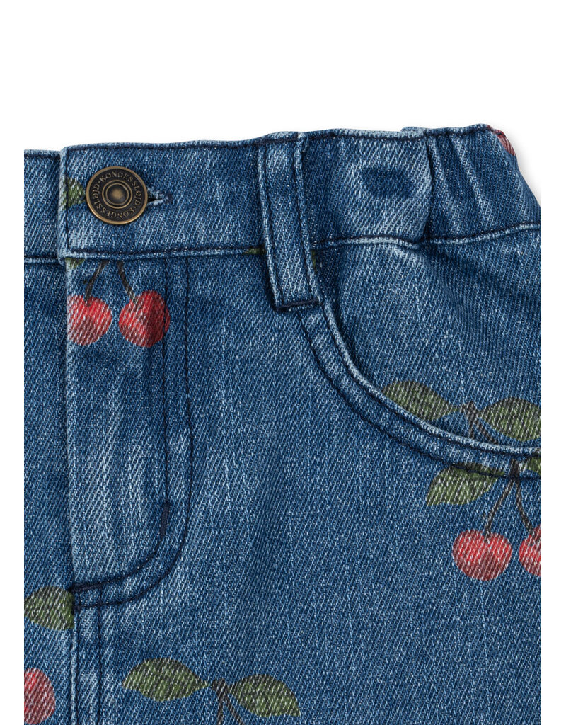 Konges Sløjd Magot Printed Skirt Ma Grande Cerise Denim