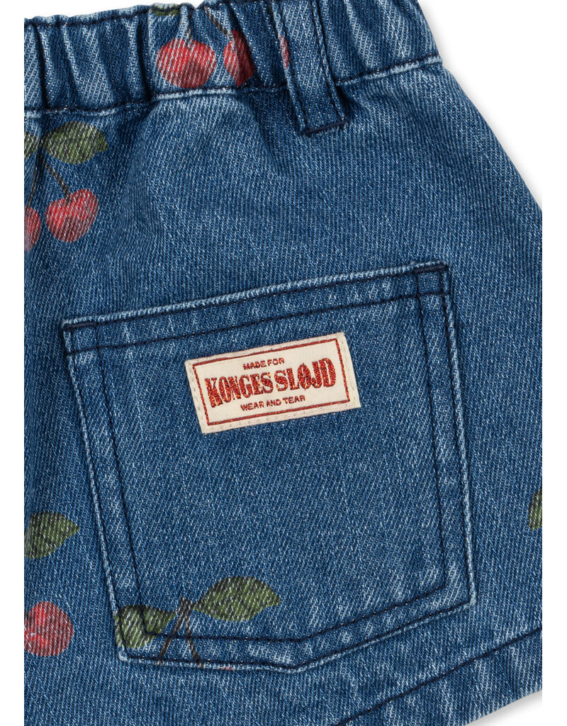 Konges Sløjd Magot Printed Skirt Ma Grande Cerise Denim