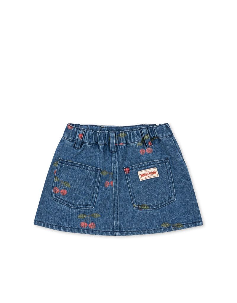 Konges Sløjd Magot Printed Skirt Ma Grande Cerise Denim