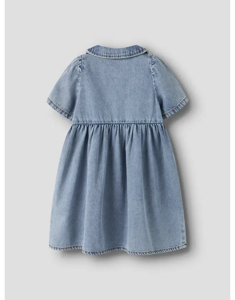 name it Poppy Denim Dress Medium Blue