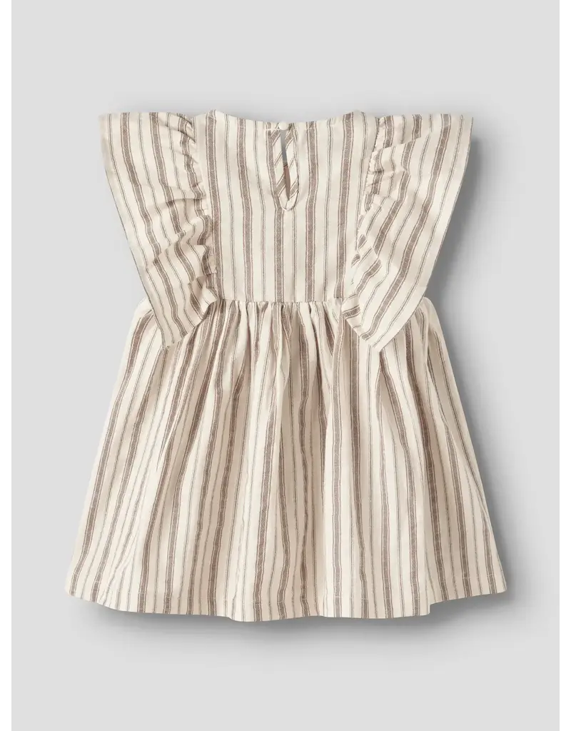 name it Himali Dress Almond Milk Brown Lentil