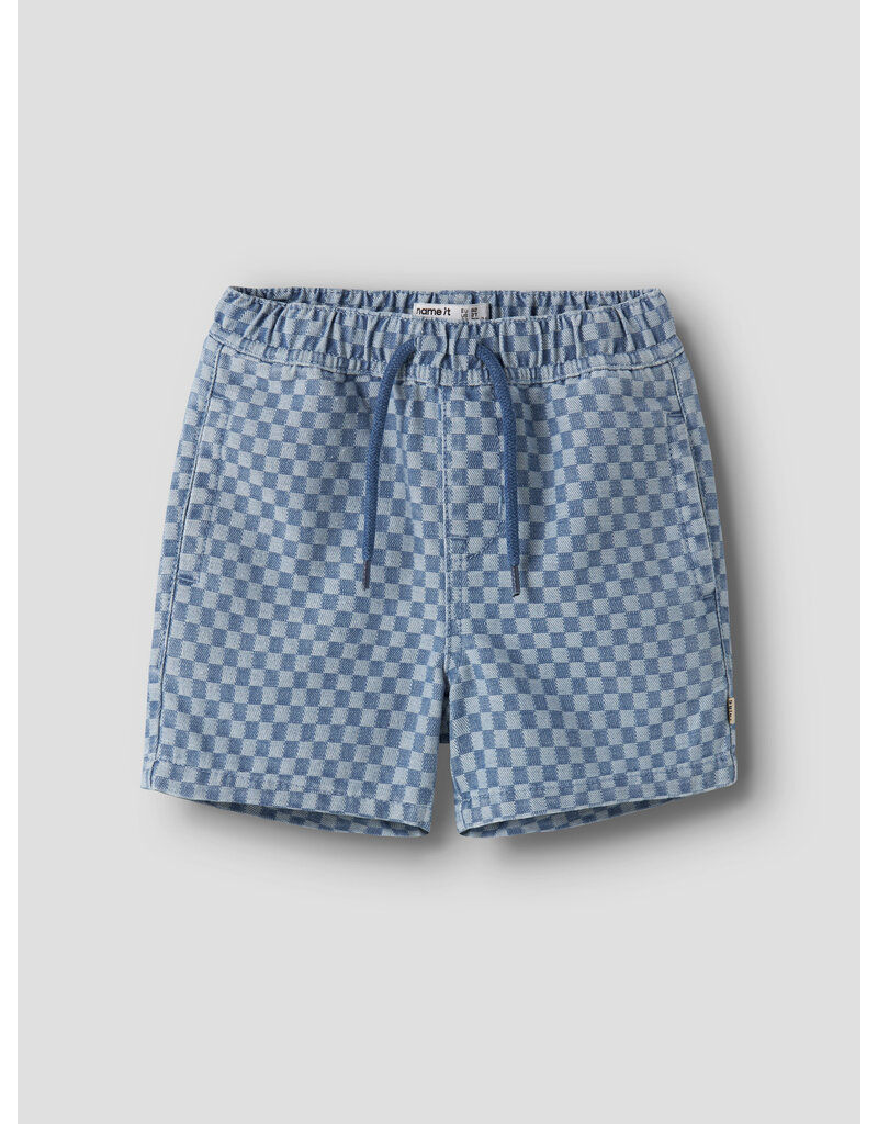 name it Ben Jog Denim Shorts Medium Blue Denim