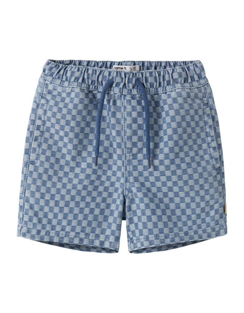 name it Ben Jog Denim Shorts Medium Blue Denim