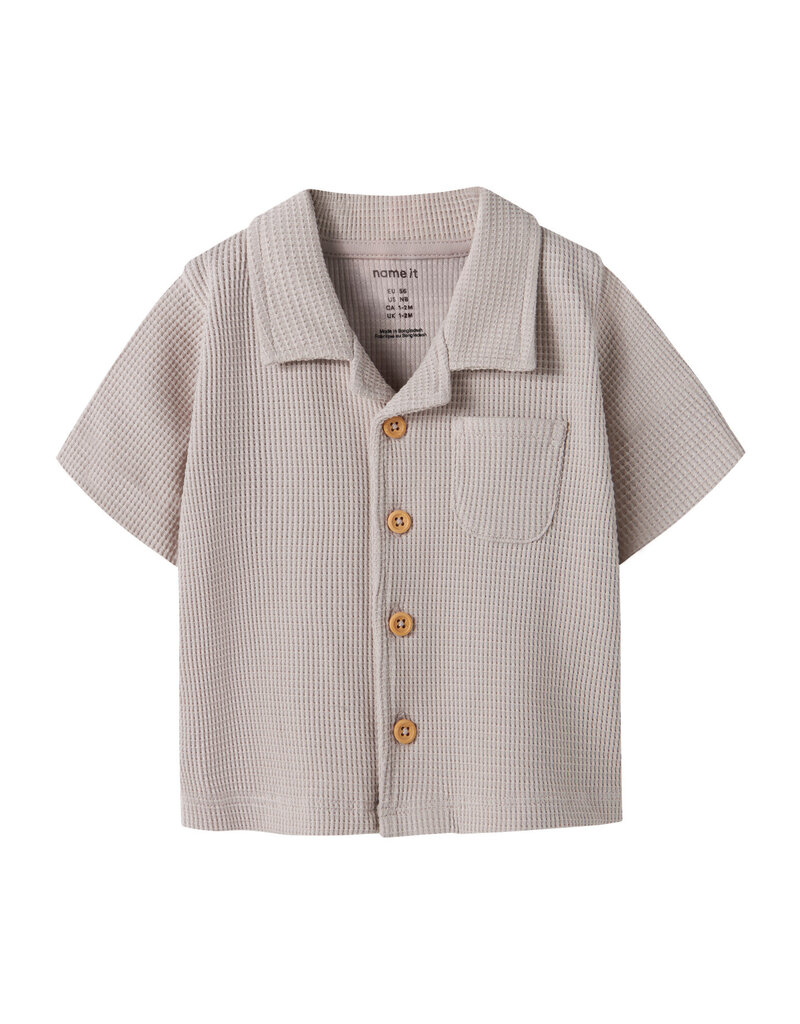 name it Husk Shirt Chateau Gray