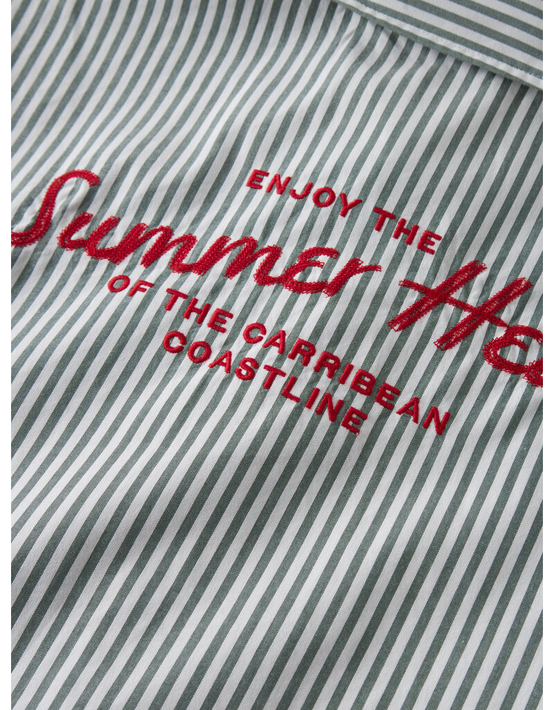 name it Herni Overshirt Garden Topiary Urban Red