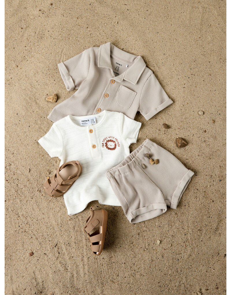 name it Husk Shirt Chateau Gray