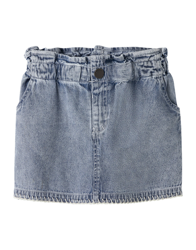 Lil' Atelier Funda Loose Skirt Medium Blue Denim