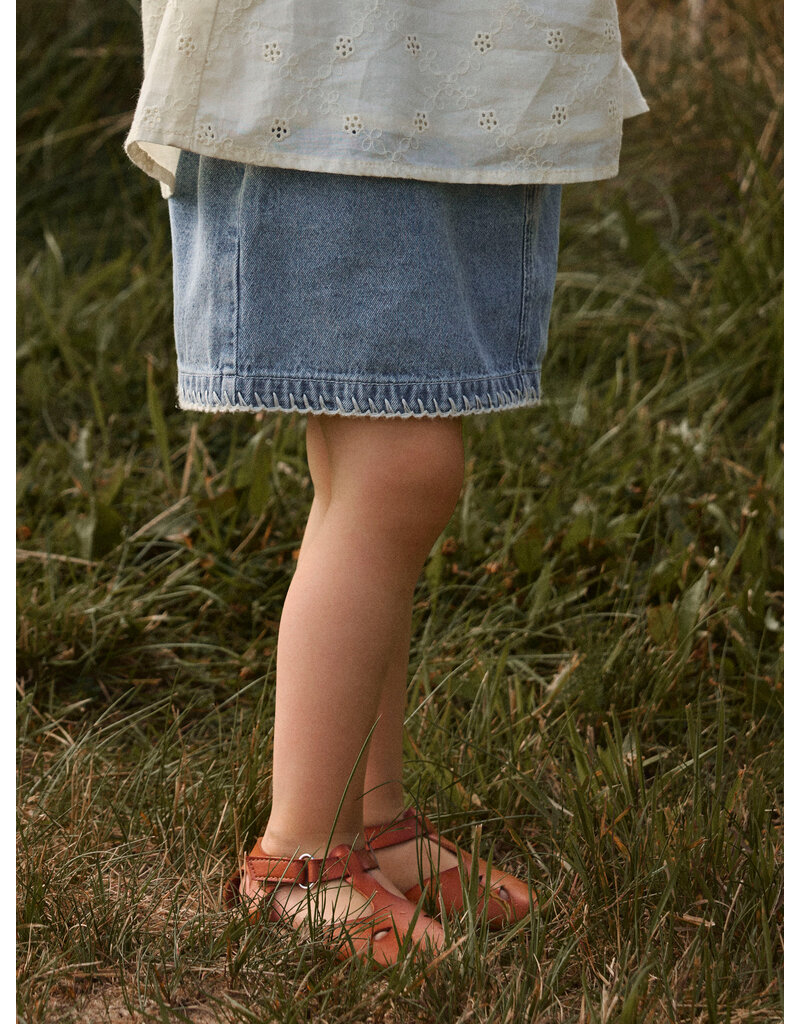 Lil' Atelier Funda Loose Skirt Medium Blue Denim