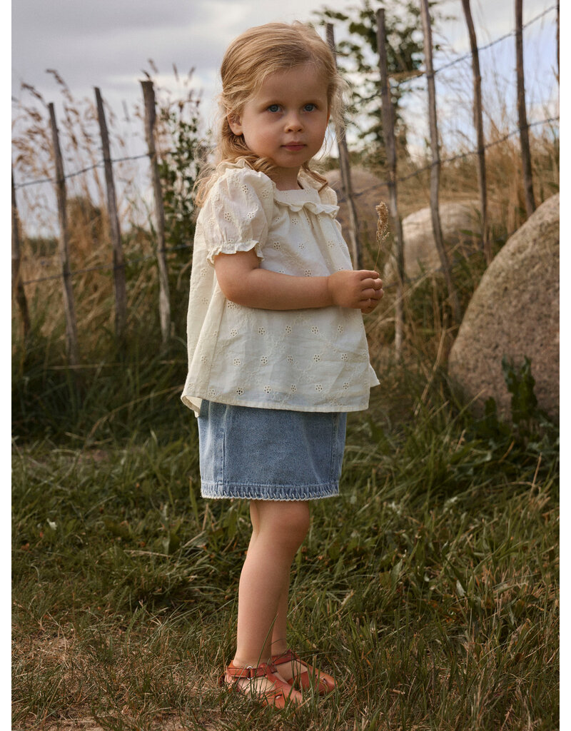 Lil' Atelier Funda Loose Skirt Medium Blue Denim